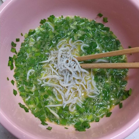 にら入り玉子焼き4