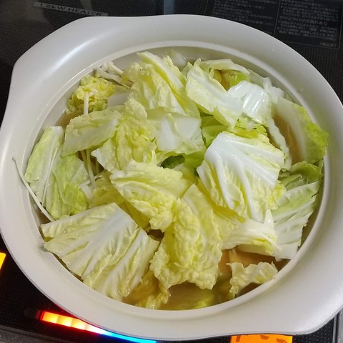 たらと白菜の鍋 (3)