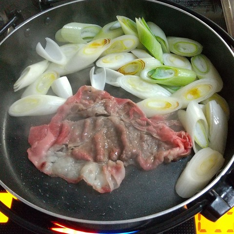 大分ねぎすき焼き (6)