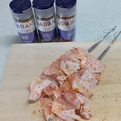 スパイシー焼き鳥 (3)