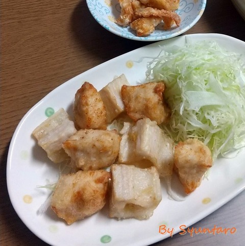 つくば鶏とレンコンのから揚げ