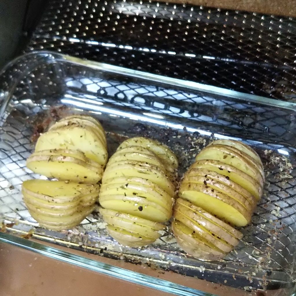 レンチンとトースターで簡単 ハッセルバックポテト ハウス食品 レシピブログコラボ企画で頂いたスパイスを使って Syuntaroの 食の荒野を彷徨う