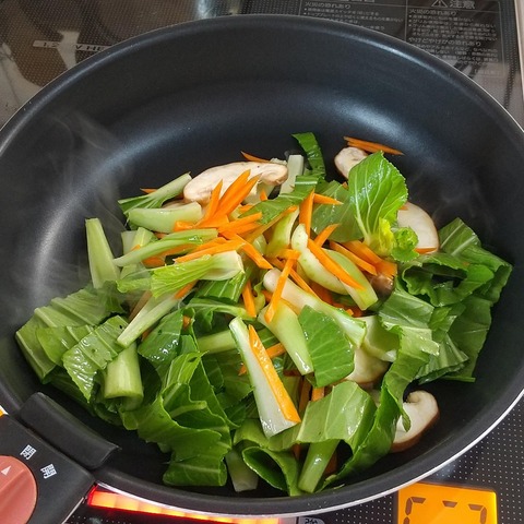 海鮮餡かけ焼きそば (1)