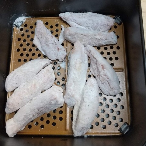 ヘルシー手羽中の塩から揚げ (1)