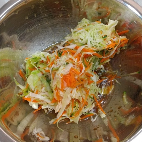 和風コールスローサラダ5