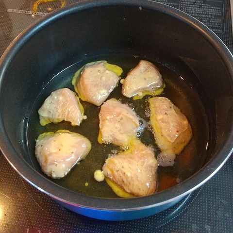 鶏むね肉のピカタ風 (1)