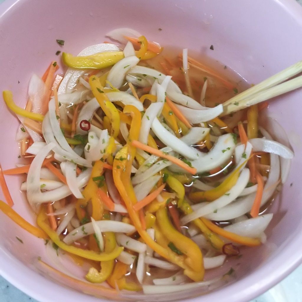 下味冷凍 大葉でさっぱり味の小鯵の南蛮漬け 衣付け冷凍でスピード揚げ物 Syuntaroの 食の荒野を彷徨う