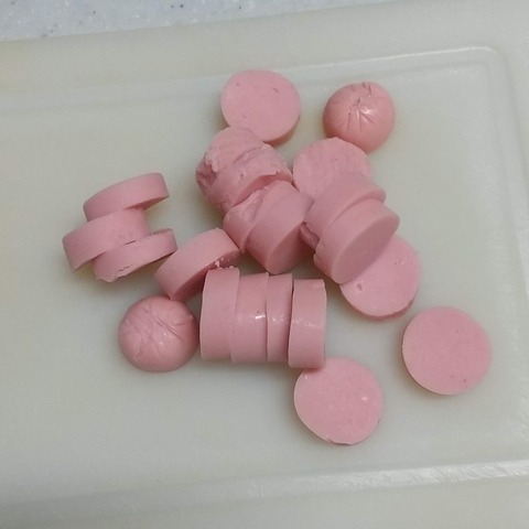 魚肉ソーセージ入りの炒り卵 (2)