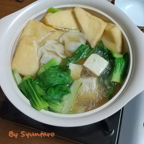 牡蠣だし醤油鍋