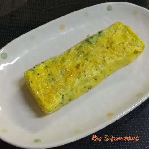 オムレツ風玉子焼きパセリ入り (6)