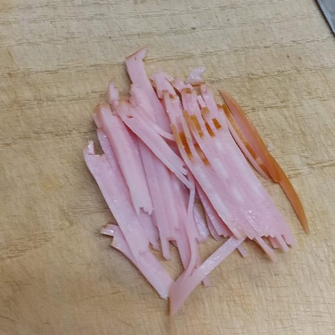 大根と人参のハムマヨサラダ (3)