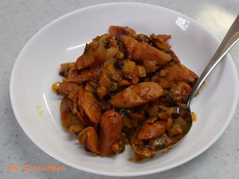 ロングウインナーカレー風味