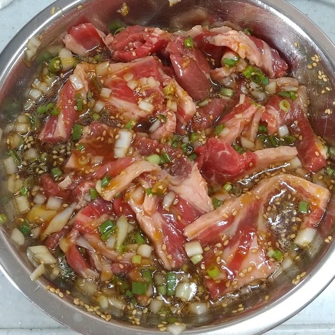 焼き肉の漬け込みタレ