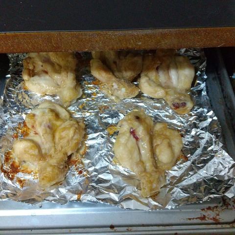 手羽元のトースターから揚げ5