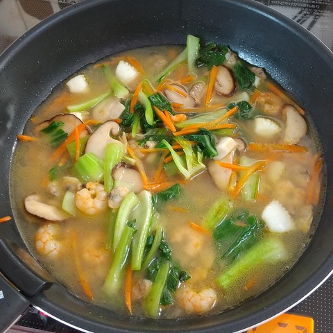 海鮮餡かけ焼きそば (5)