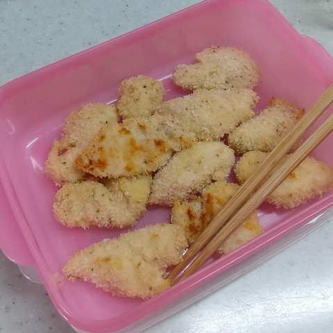 ささ身のトースターカツ (1)