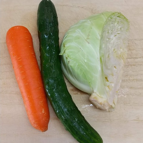 和風コールスローサラダ1