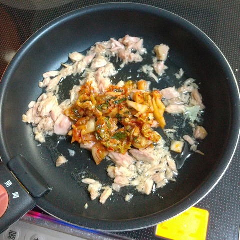 ツナキムチ素麺 (3)