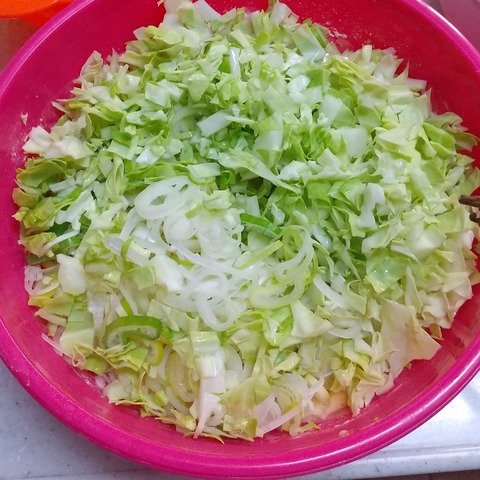 あさり入りねぎ焼き (5)