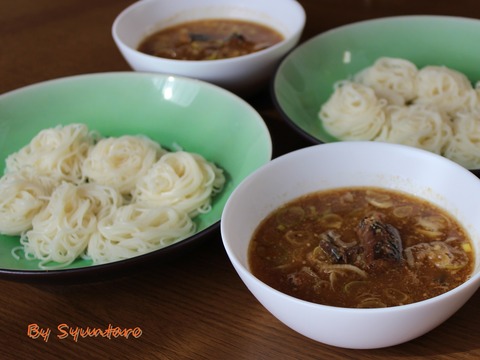 さば缶簡単魚介濃厚つけ麺