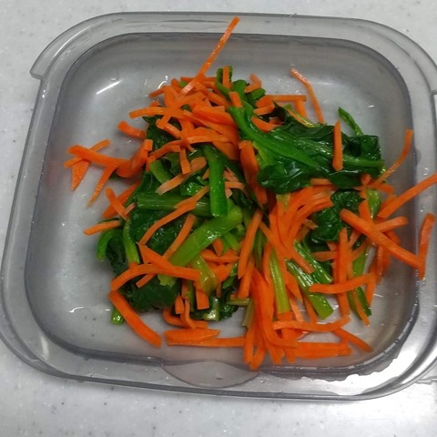 レンチン白和え (6)