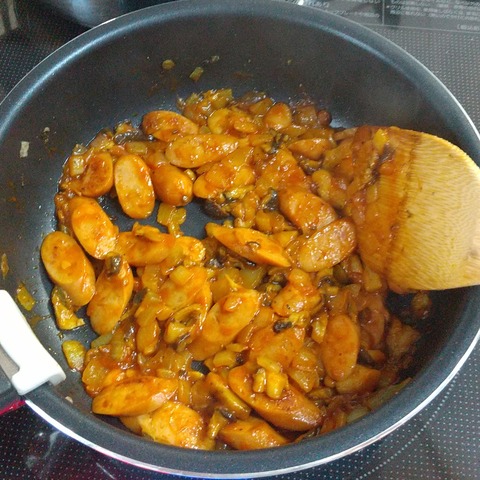 ロングウインナーカレー風味風味 (1)