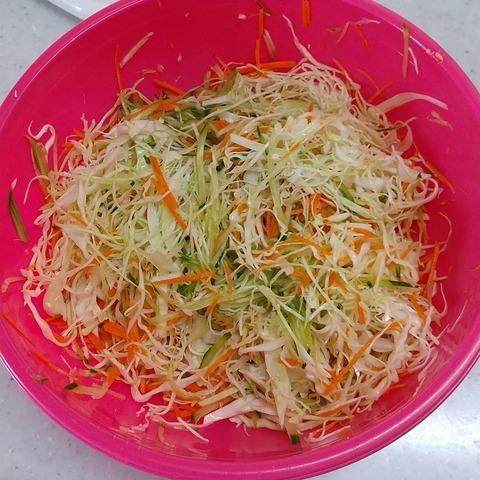 和風コールスローサラダ3