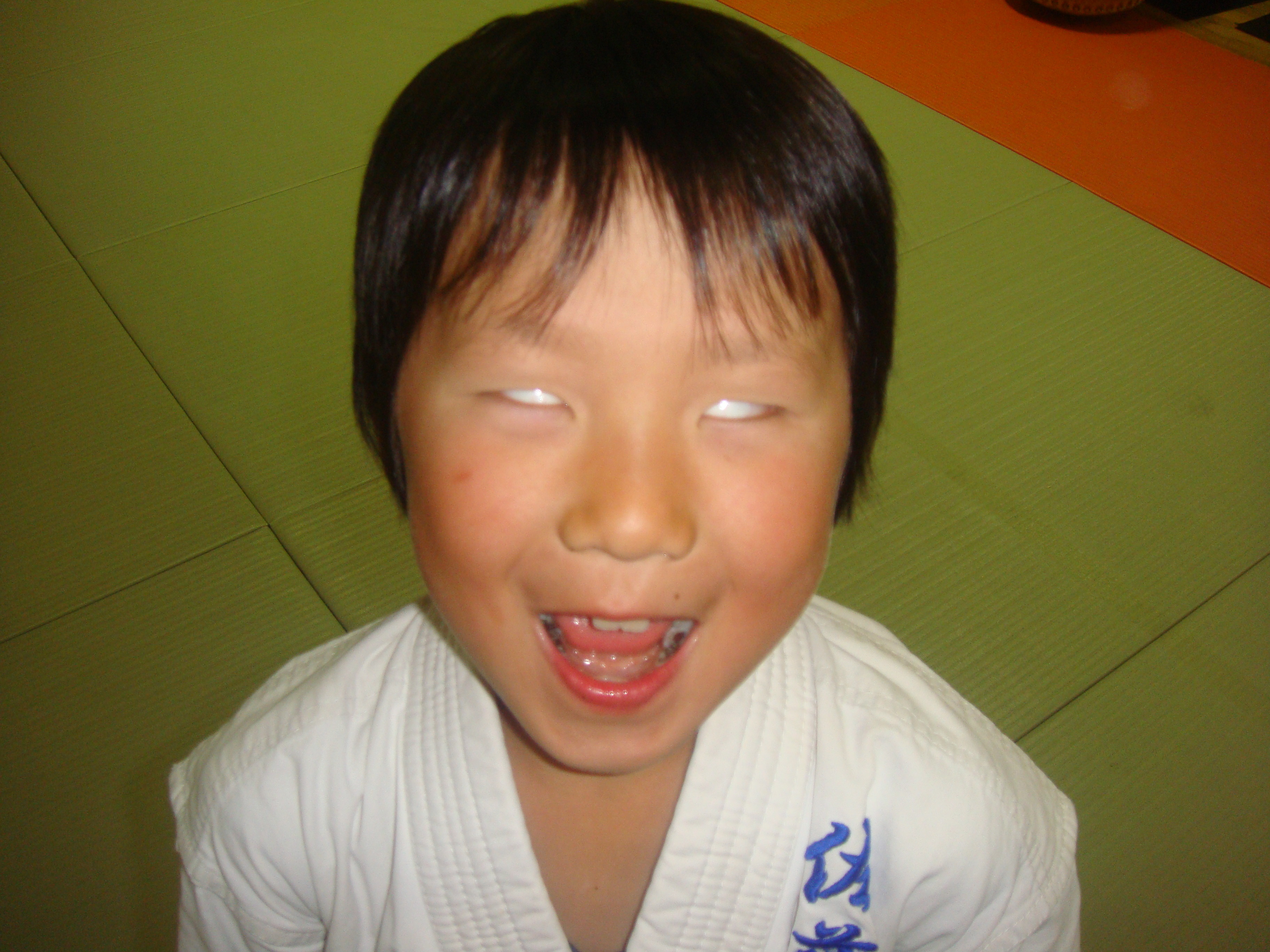 今日の変顔 本部 少年部編 押忍 岡山の実戦空手 修士館ブログ