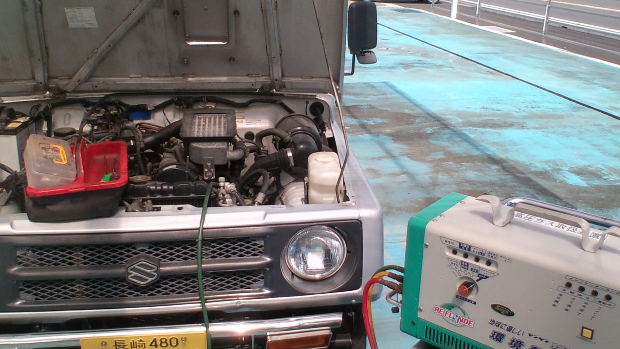 ジムニー エアコン修理 平村自動車の整備日誌