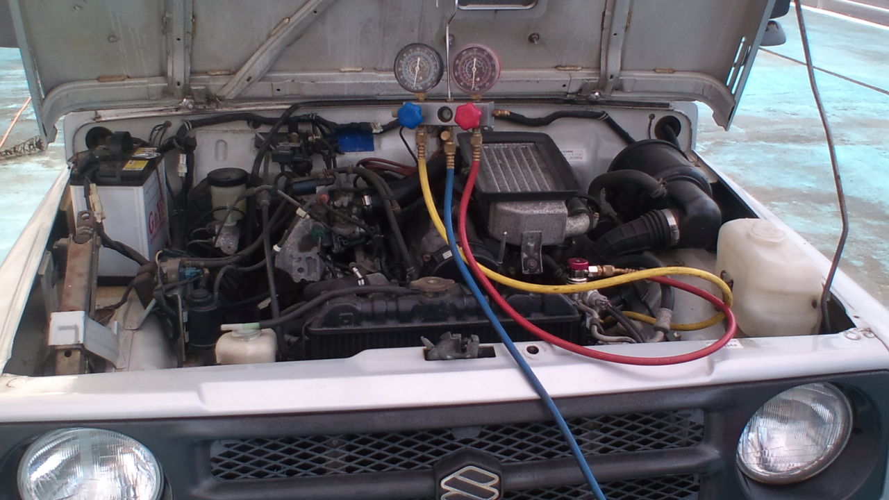 ジムニー エアコン修理 平村自動車の整備日誌