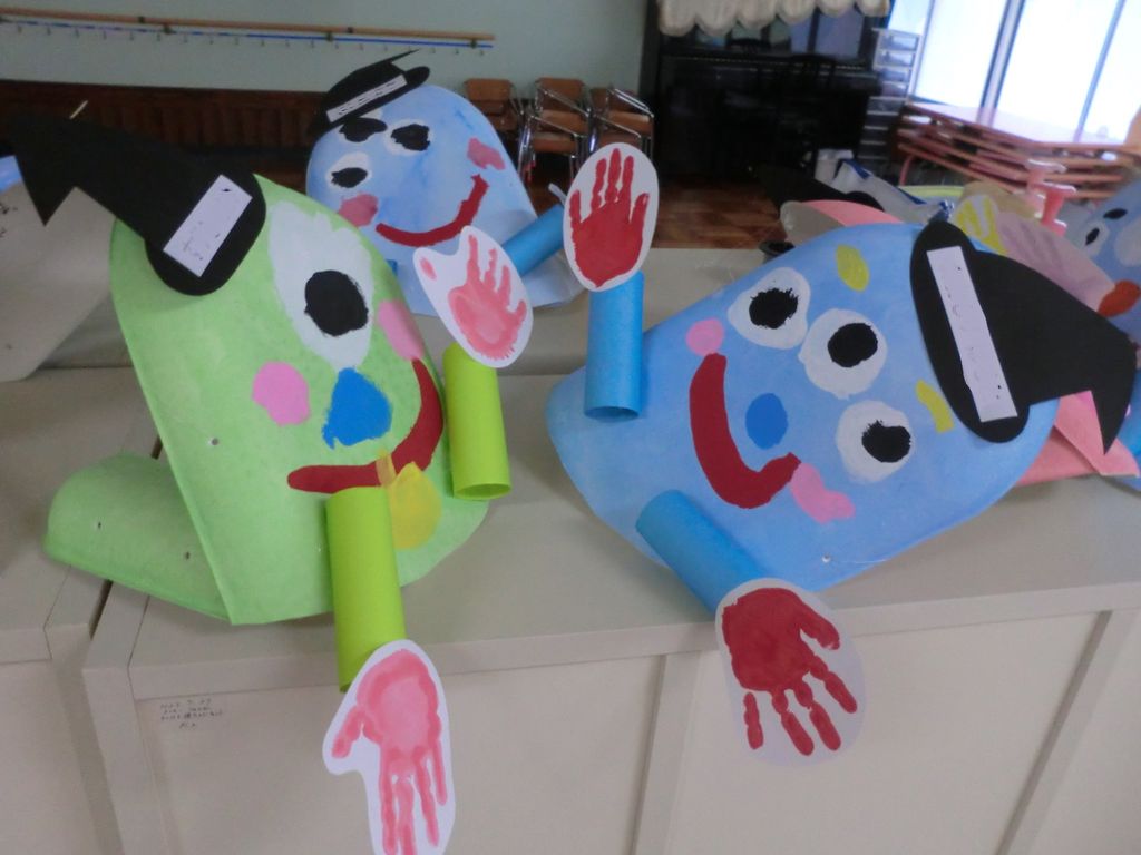 明日は作品展 しらゆり幼稚園 ブログ