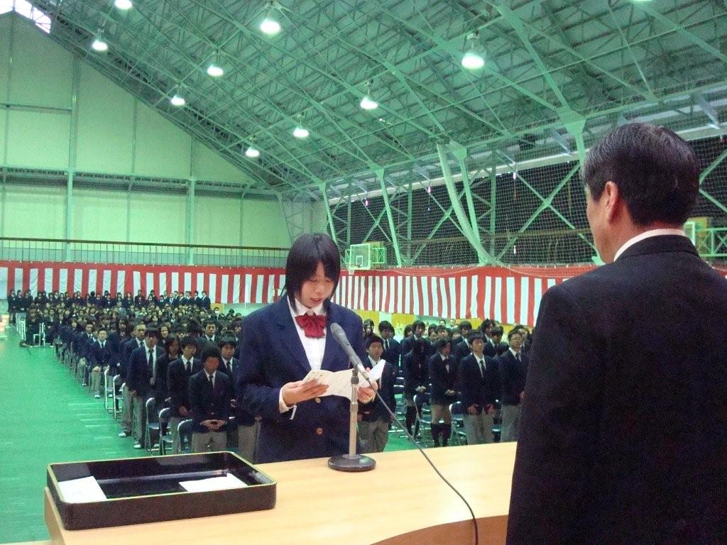 田島高校卒業式 T Abeの取材日記