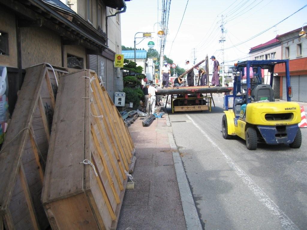 屋台組み立て T Abeの取材日記 屋台組み立て T Abeの取材日記