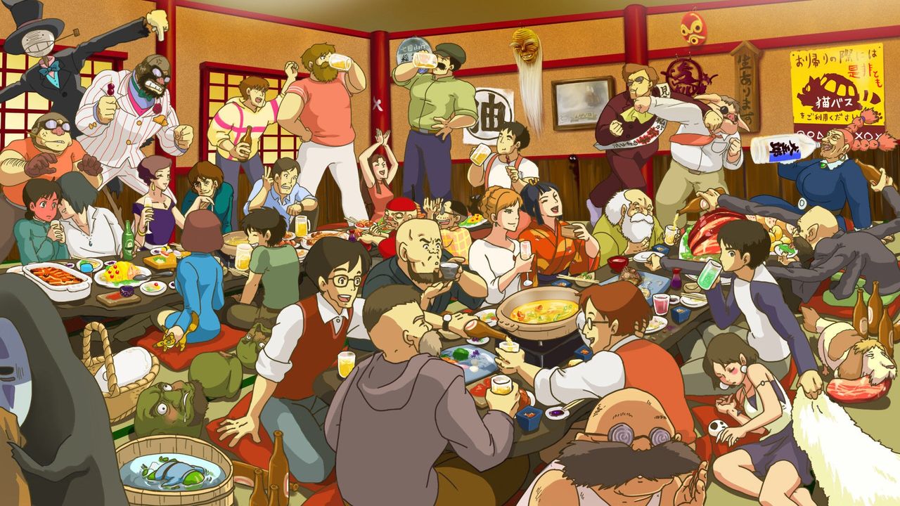 アニメキャラの集合画像探しています 鳥速
