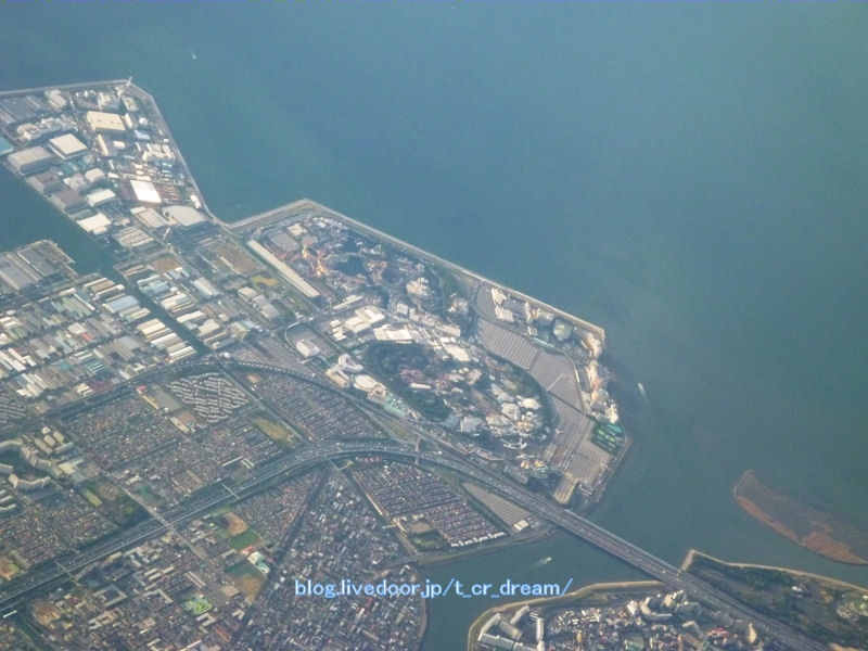 上空から見た舞浜 お父さんのための東京ディズニーリゾート R