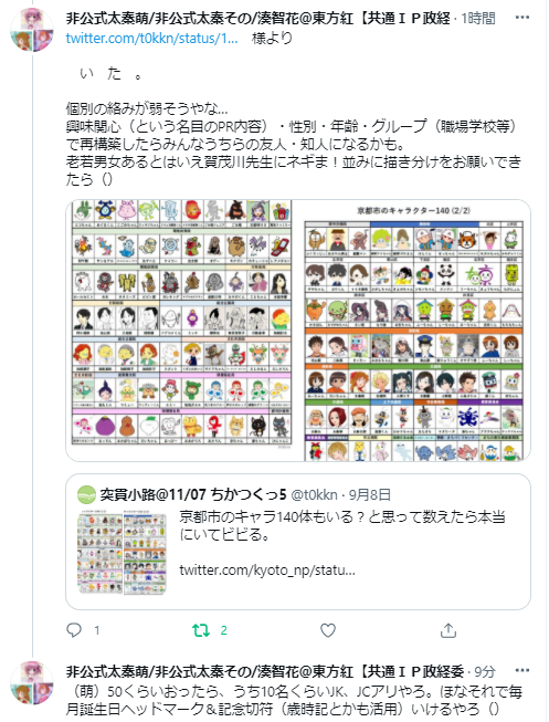 閲覧済ニュース すでに140体いるのに 財政危機の京都市 250万円かけ新キャラ作成 坪内琢正 陰キャ受入れますかor未開の蛮族に陥りますか 奠都の適応 未 障害から抜け出そう