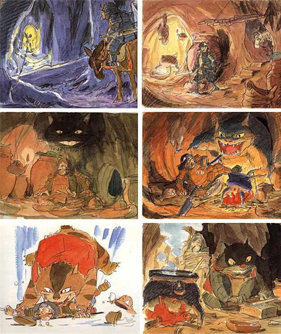 【画像あり】誰もが知っている『もののけ姫』とは異なる1980年に制作された『もののけ姫』のストーリーボード