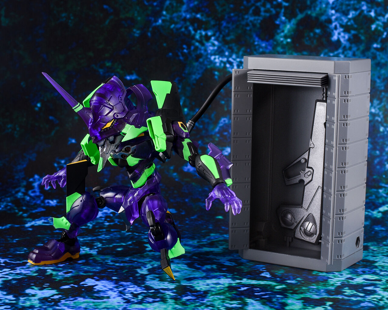 撮り下ろしギャラリー 4月25日 土 発売 ネクスエッジスタイル Eva Unit エヴァンゲリオン初号機 夜間戦闘仕様 Tamashii Nations公式ブログ