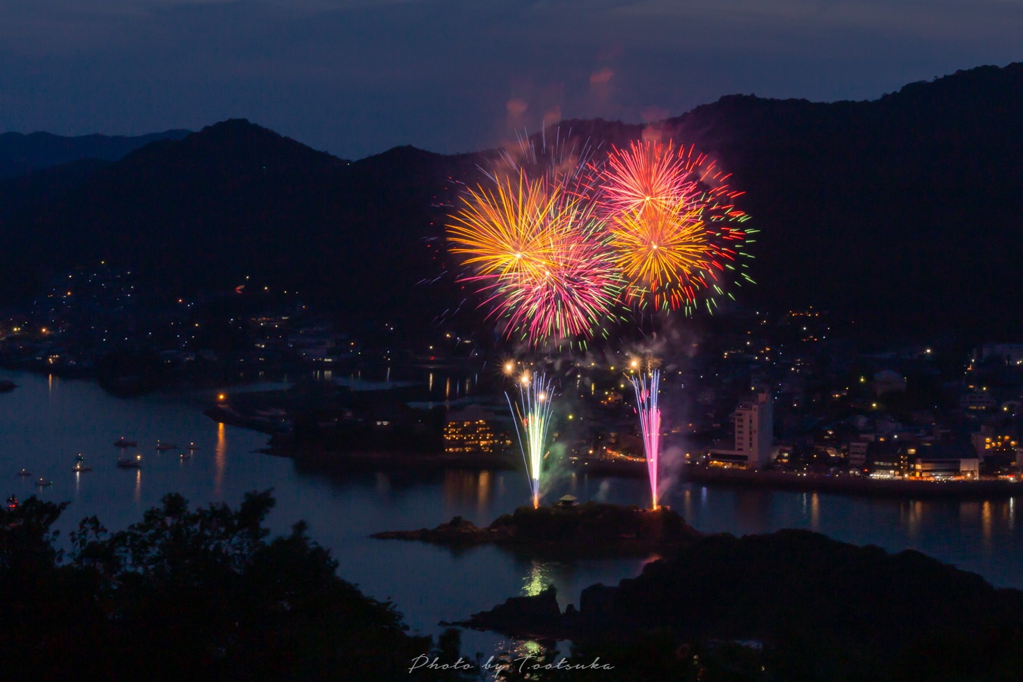 福山鞆浦弁天島花火大会その2 天体写真撮影日記 福山鞆浦弁天島花火大会その2 天体写真撮影日記