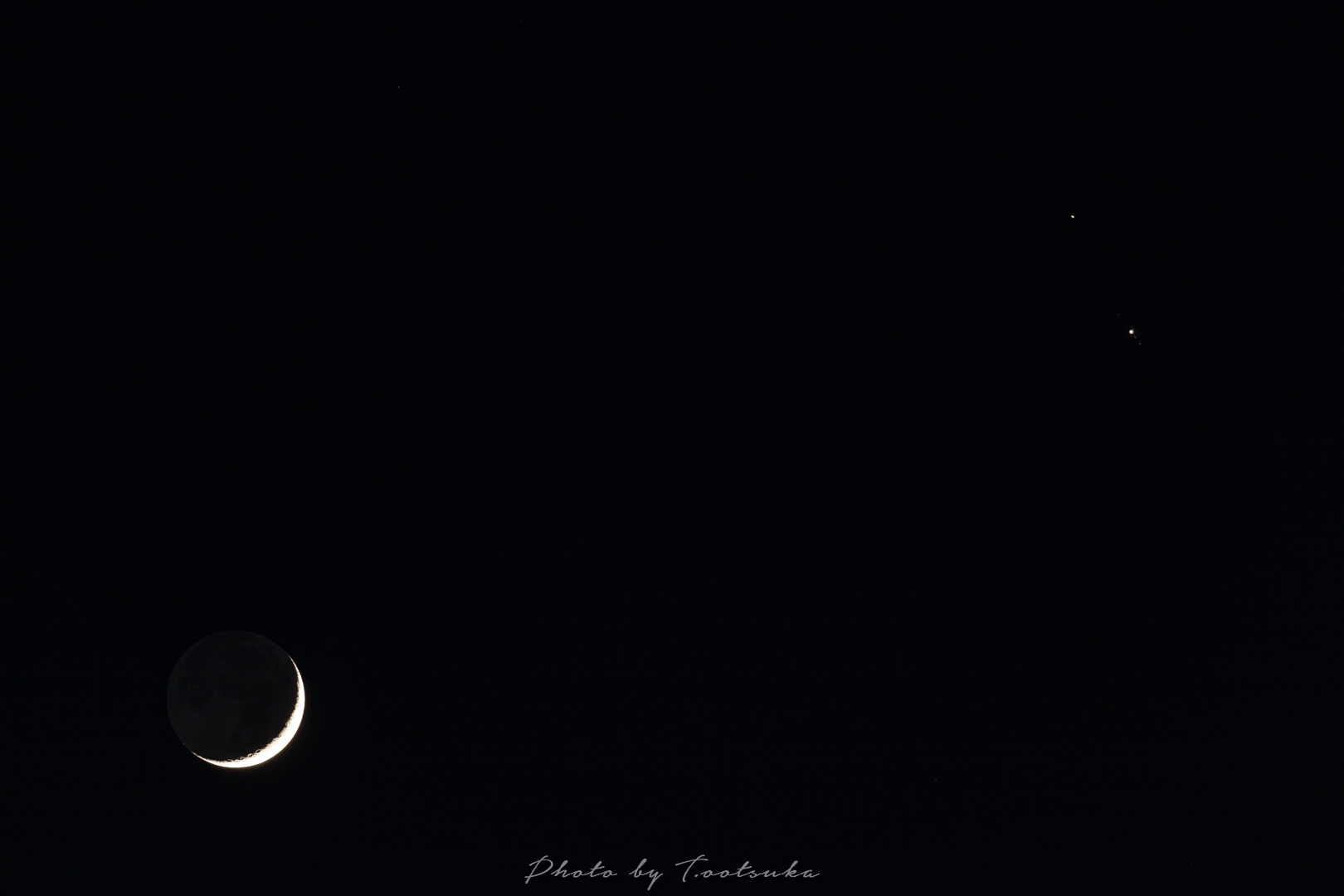 月 木星 土星の接近 天体写真撮影日記 月 木星 土星の接近 天体写真撮影日記