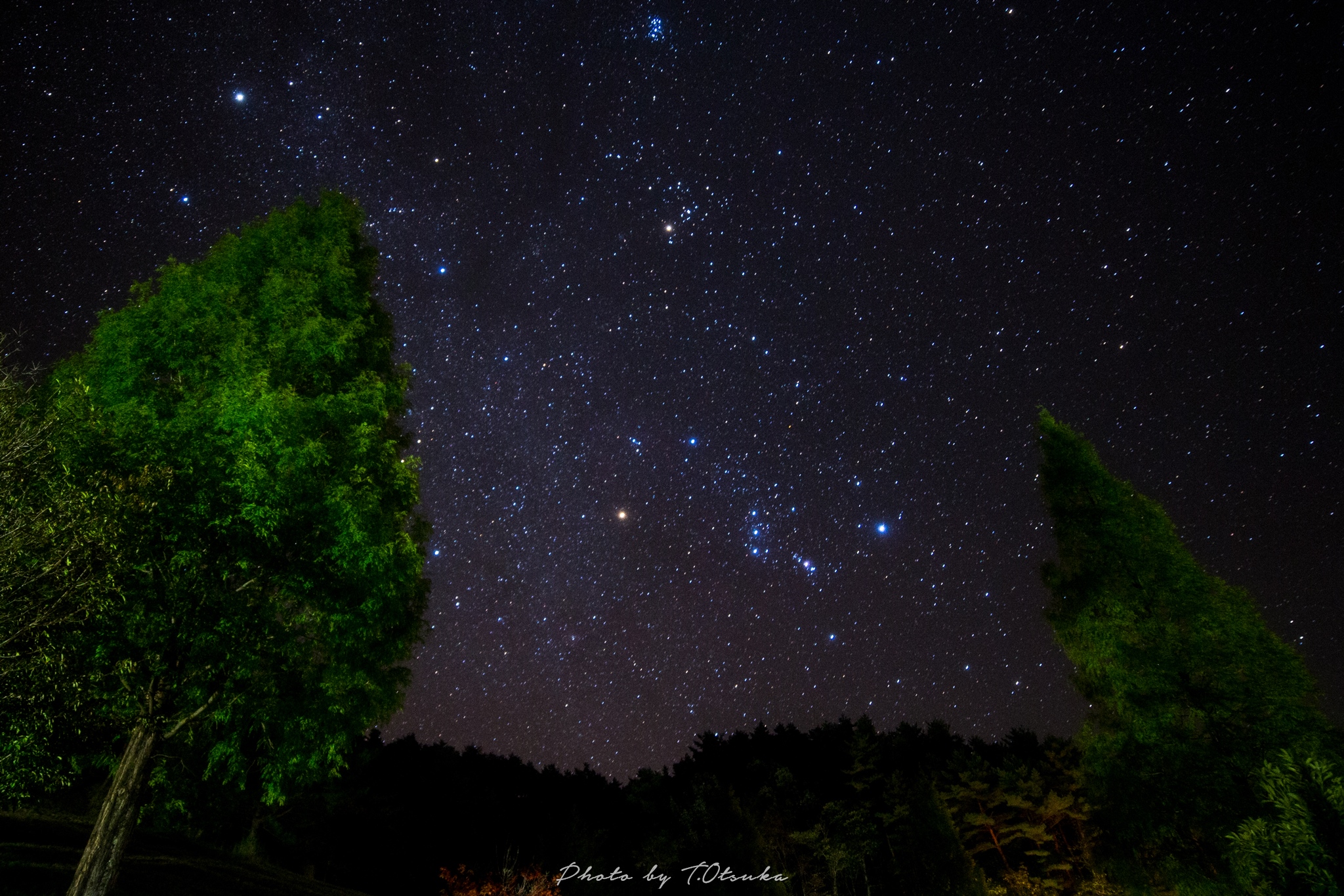 オリオン座と夏の大三角 天体写真撮影日記