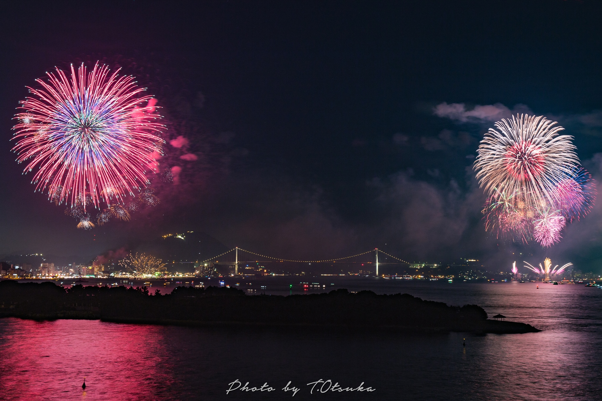 平成28年 関門海峡花火大会 16 天体写真撮影日記 平成28年 関門海峡花火大会 16 天体写真撮影日記