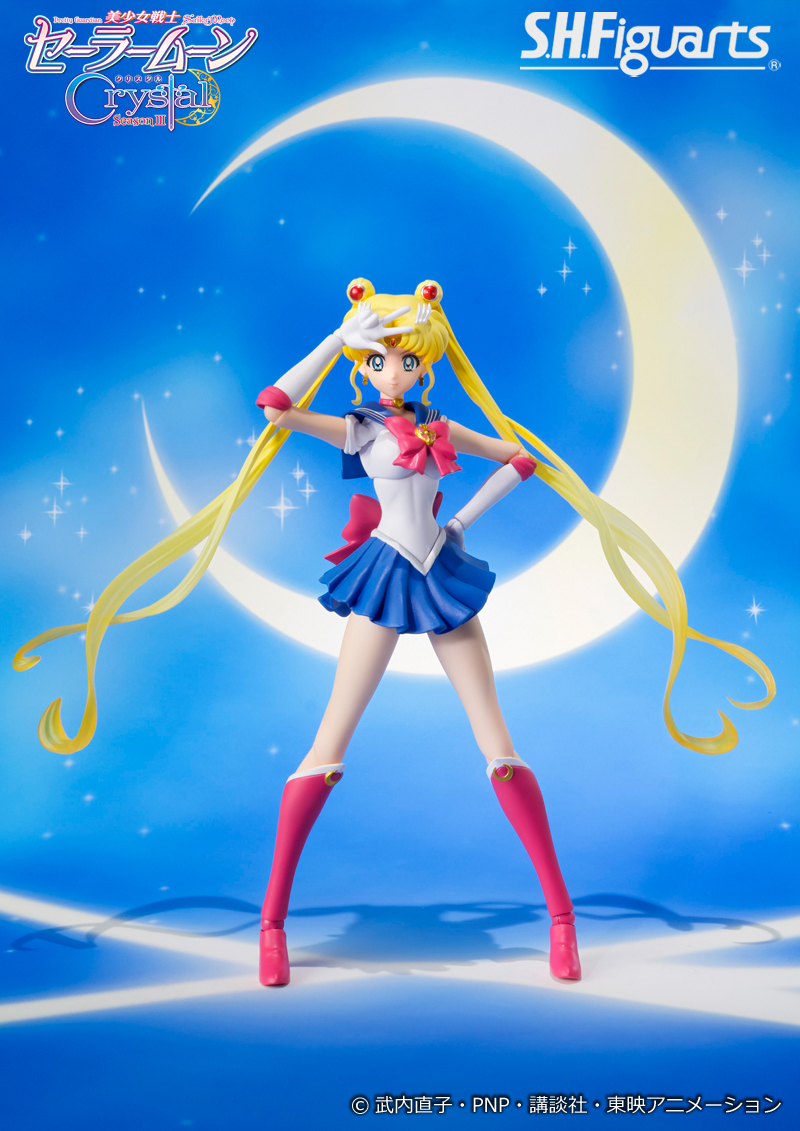 S H Figuarts セーラームーン 美少女戦士セーラームーンcrystal 本日ご予約開始 魂ネイションズ 美少女戦士セーラームーン 商品 公式サイト バンダイ