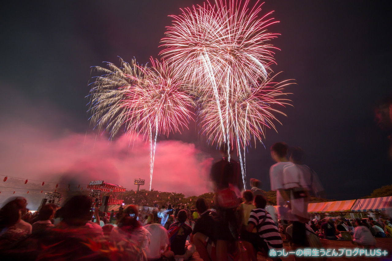 新里まつり花火大会 18年8月15日 ぬっしーの桐生うどんブログplus