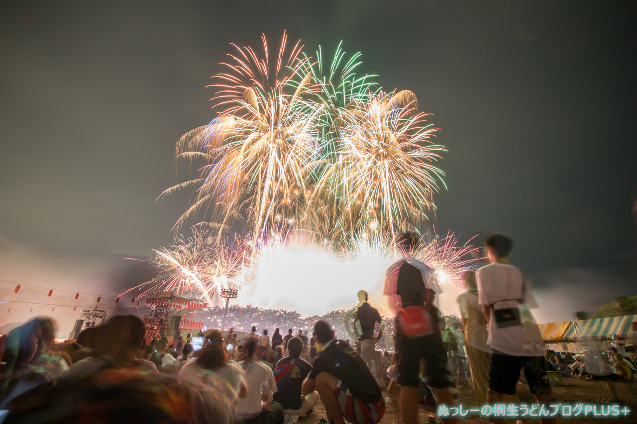 新里まつり花火大会 18年8月15日 ぬっしーの桐生うどんブログplus