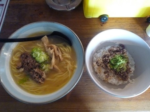 ほうきや しおらーめんセット