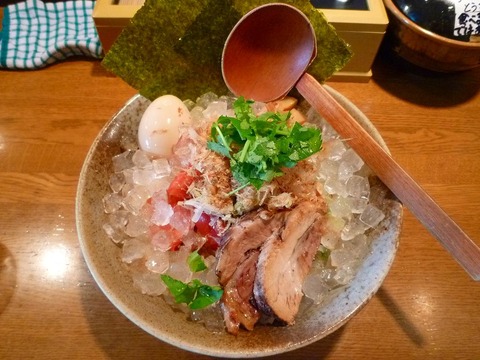 一期一会 冷やし鰹中華+味玉