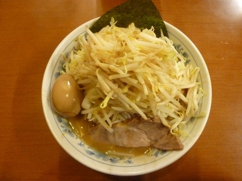 本厚木大勝軒 野菜らーめん野菜大盛り+半熟あじ玉