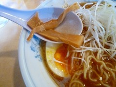 屋台ラーメン メンマと茹で玉子