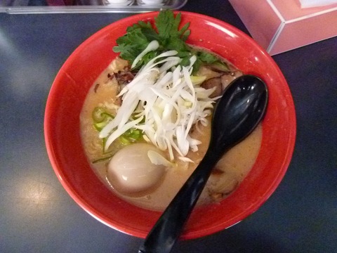 鶏白湯味噌らー麺+味玉